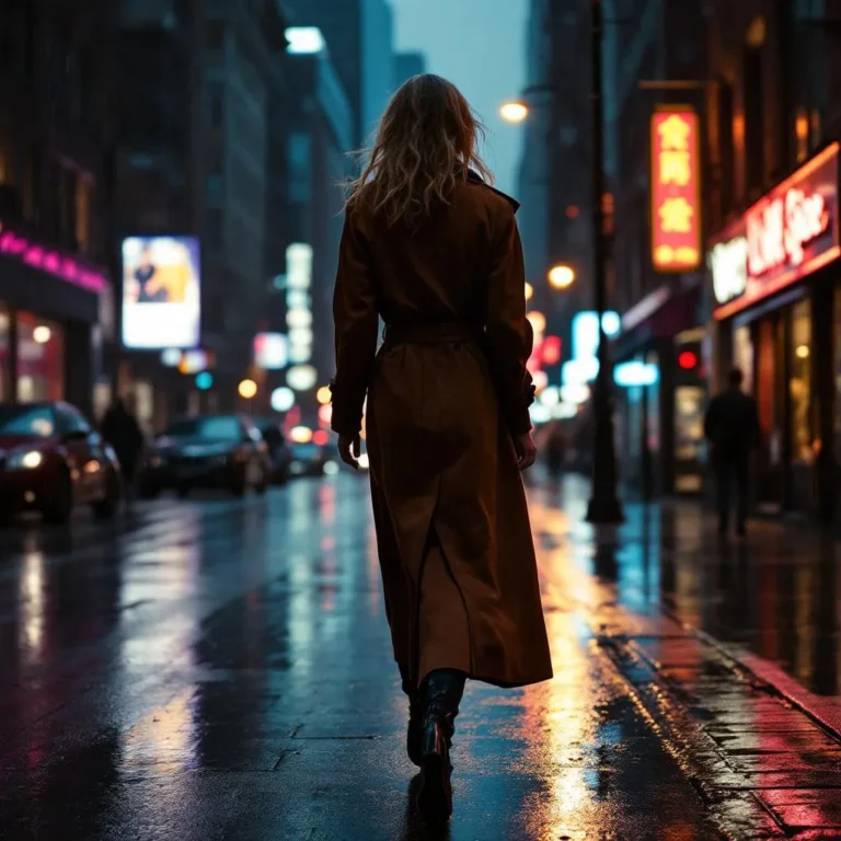 The Brown Suede Trench