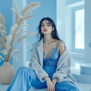 Cool Blue Fashion Trend