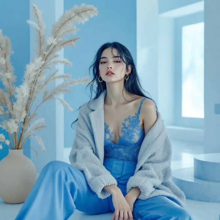 Cool Blue Fashion Trend